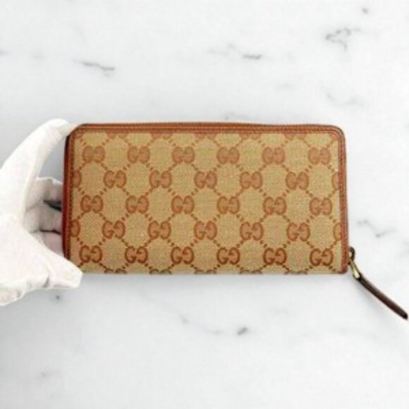 NWT authentic Gucci New York Yankees patch™ Cluthch In brown wallet - Picture 4 of 4